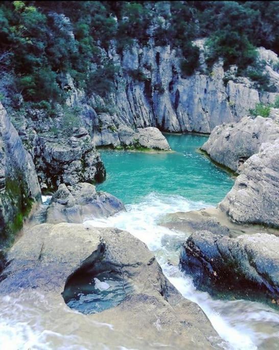 Maison Climatisee Avec Piscine Chauffee Villa Cazilhac  Buitenkant foto